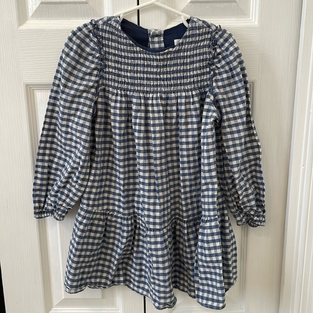 Zara kids gingham print dress - size 4-5 years